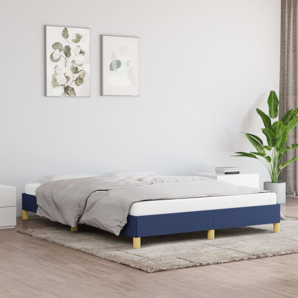 Giroletto senza Materasso Blu 140x190 cm in Tessuto - homemem39