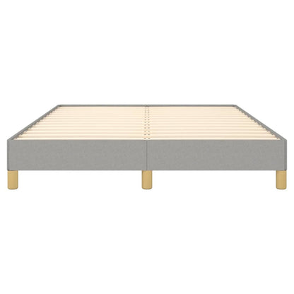 Giroletto senza Materasso Grigio Chiaro 160x200 cm Tessuto | homemem39
