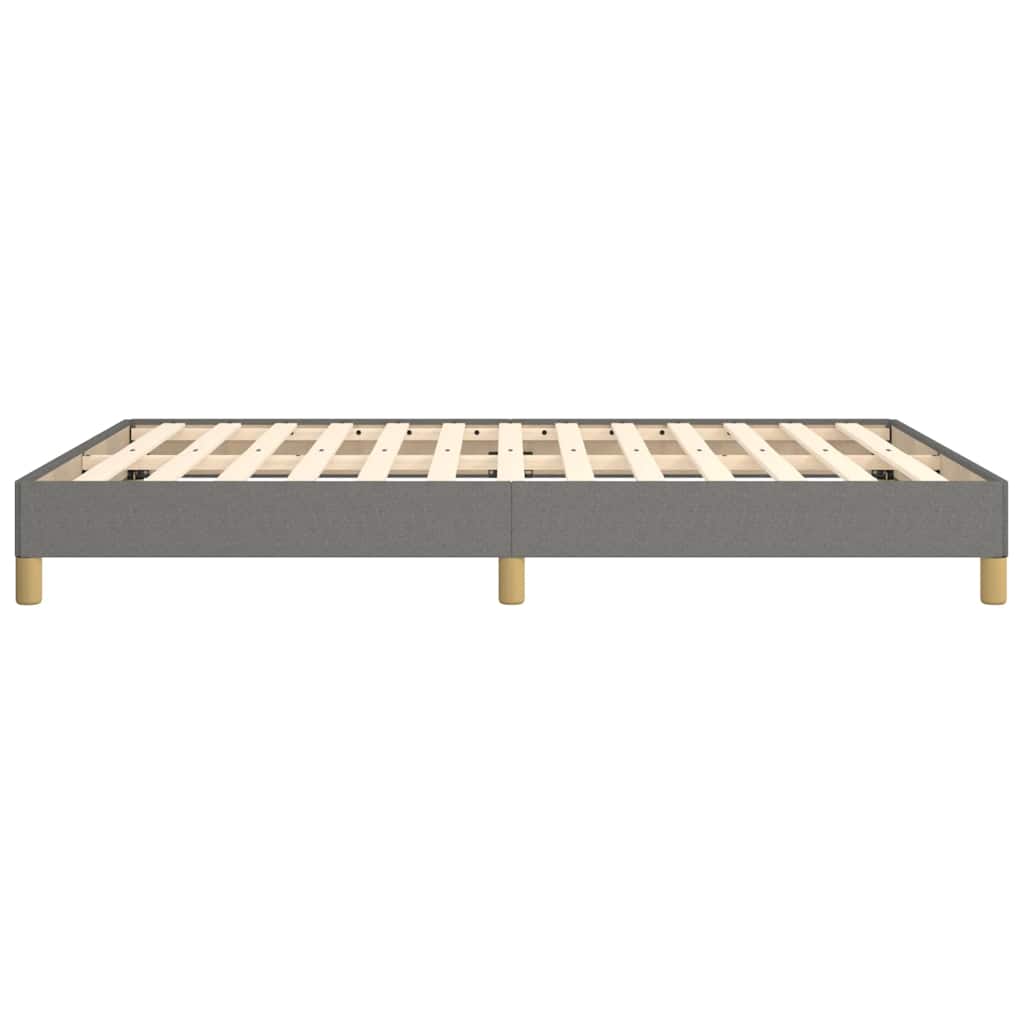Giroletto senza Materasso Grigio Scuro 160x200 cm Tessuto