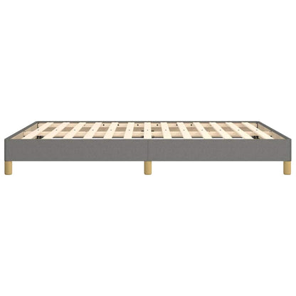 Giroletto senza Materasso Grigio Scuro 160x200 cm Tessuto
