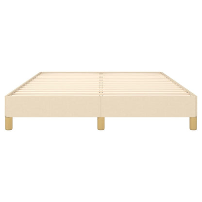 Giroletto senza Materasso Crema 160x200 cm in Tessuto - homemem39