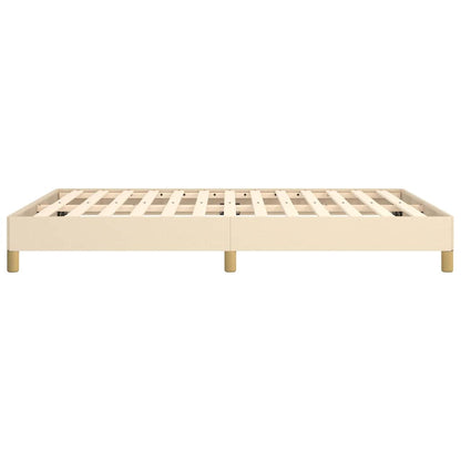 Giroletto senza Materasso Crema 160x200 cm in Tessuto