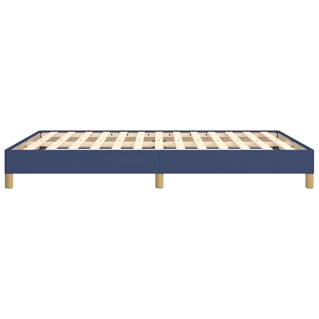 Giroletto senza Materasso Blu 160x200 cm in Tessuto