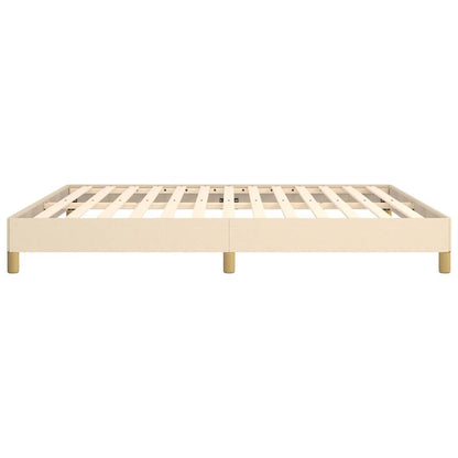 Giroletto senza Materasso Crema 180x200 cm in Tessuto