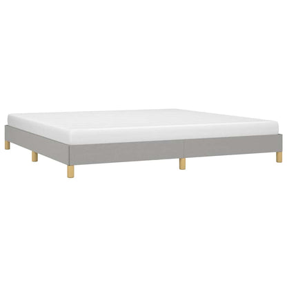 Giroletto senza Materasso Grigio Chiaro 200x200 cm Tessuto