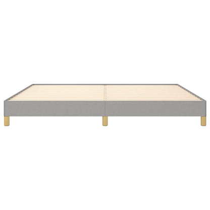Giroletto senza Materasso Grigio Chiaro 200x200 cm Tessuto
