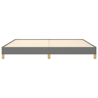Giroletto senza Materasso Grigio Scuro 200x200 cm Tessuto