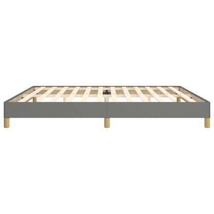 Giroletto senza Materasso Grigio Scuro 200x200 cm Tessuto - homemem39