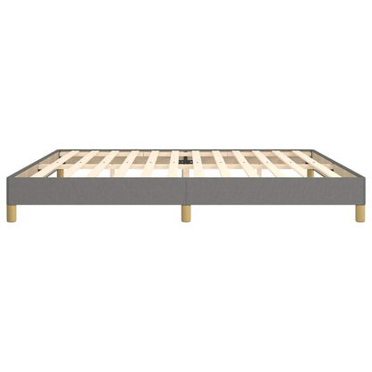 Giroletto senza Materasso Grigio Scuro 200x200 cm Tessuto
