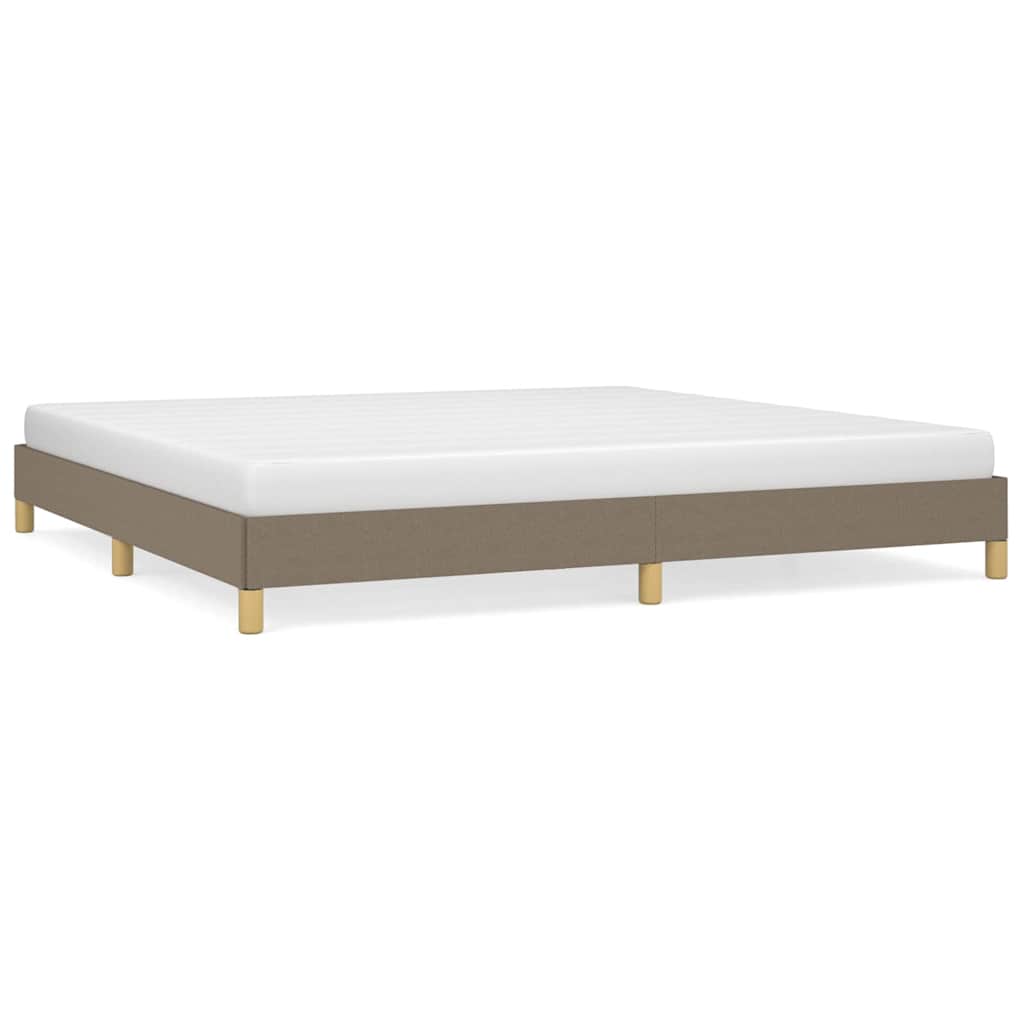 Giroletto senza Materasso Tortora 200x200 cm in Tessuto