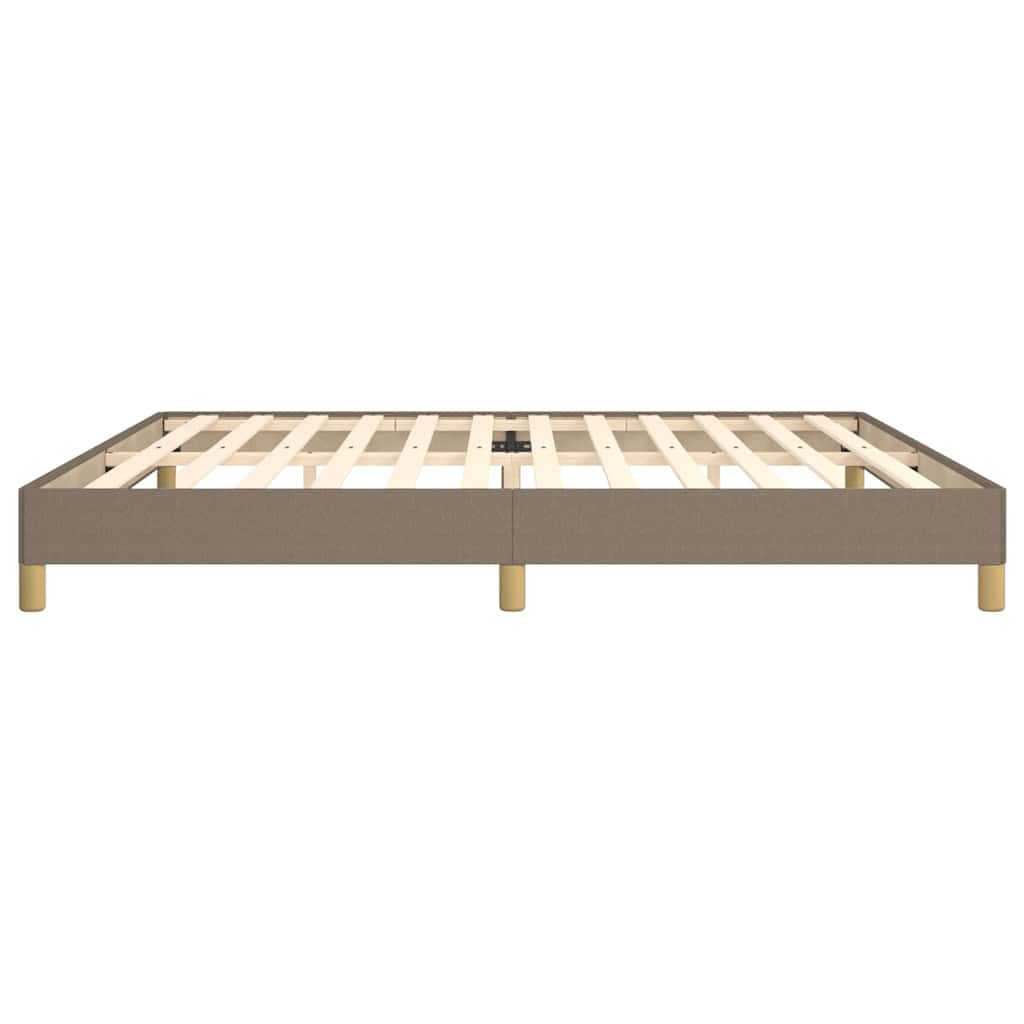 Giroletto senza Materasso Tortora 200x200 cm in Tessuto