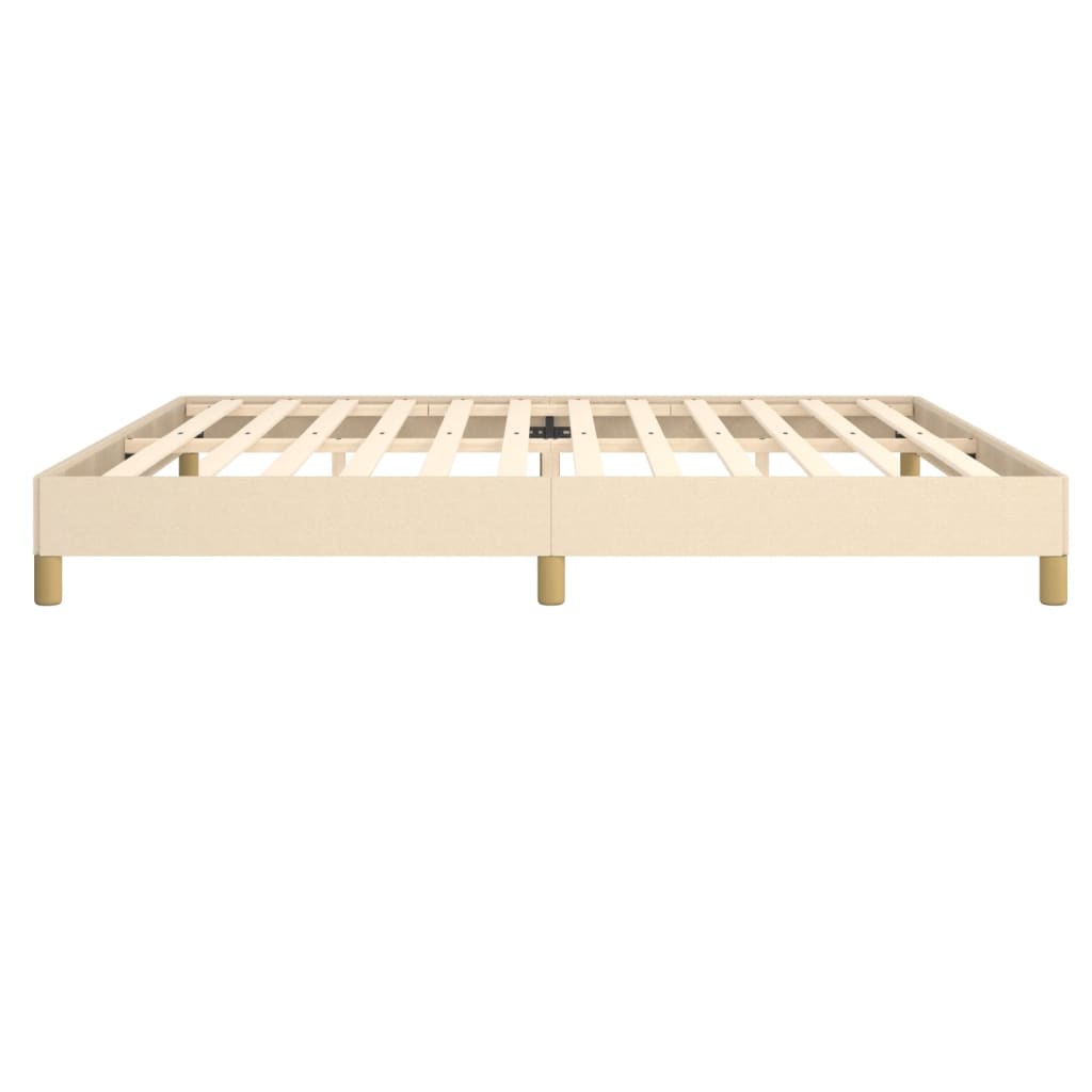 Giroletto senza Materasso Crema 200x200 cm in Tessuto - homemem39