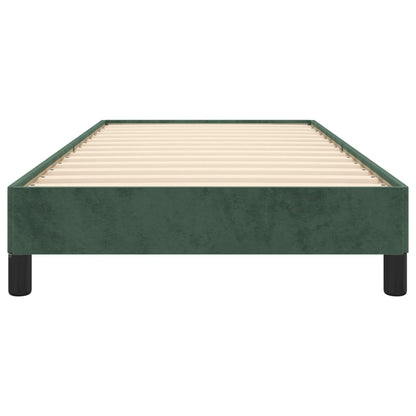 Giroletto senza Materasso Verde Scuro 80x200 cm in Velluto - homemem39