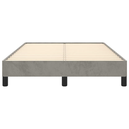 Giroletto senza Materasso Grigio Chiaro 120x200 cm Velluto | homemem39