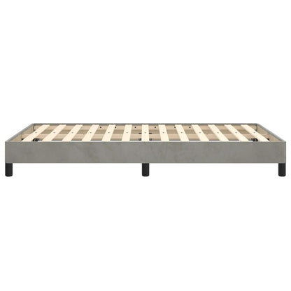 Giroletto senza Materasso Grigio Chiaro 120x200 cm Velluto | homemem39