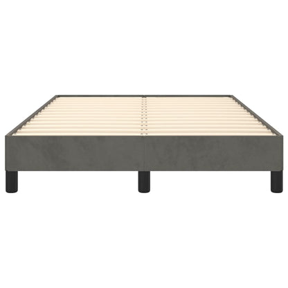Giroletto senza Materasso Grigio Scuro 120x200 cm Velluto | homemem39