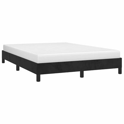 Giroletto senza Materasso Nero 140x200 cm in Velluto | homemem39