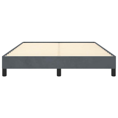 Struttura letto senza Materasso Grigio Scuro 152x203 cm matrimoniale Velluto | homemem39