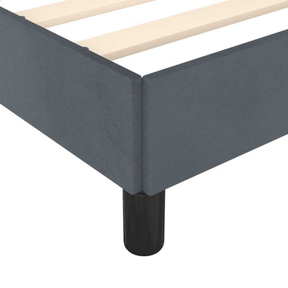 Struttura letto senza Materasso Grigio Scuro 152x203 cm matrimoniale Velluto | homemem39