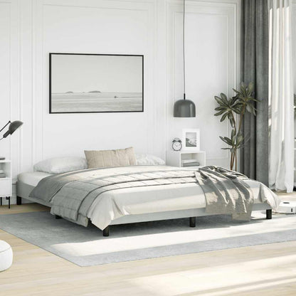 Struttura letto senza Materasso Grigio Chiaro California King Velluto | homemem39