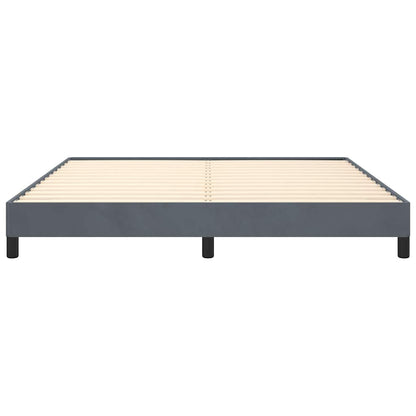 Struttura letto senza Materasso Grigio Scuro California King Velluto | homemem39