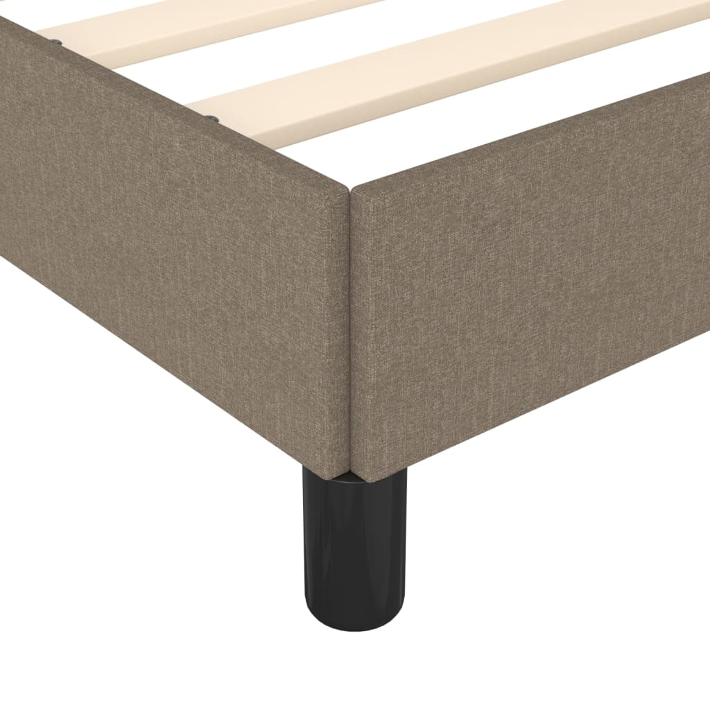 Giroletto senza Materasso Tortora 80x200 cm Tessuto | homemem39