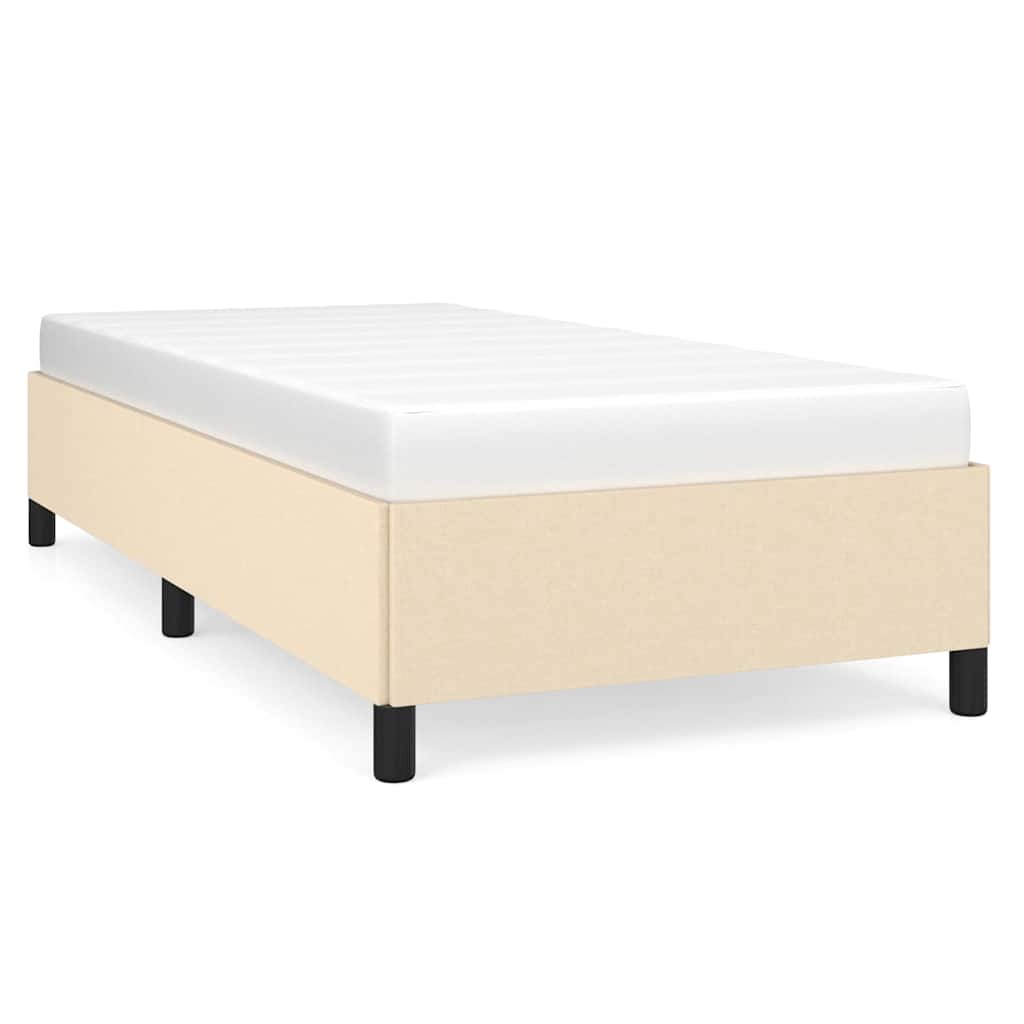 Giroletto senza Materasso Crema 80x200 cm in Tessuto