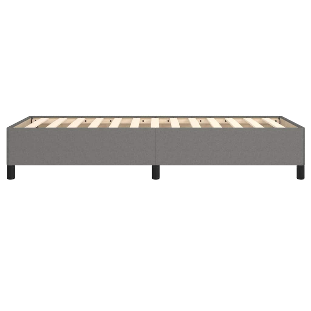 Giroletto senza Materasso Grigio Scuro 90x190 cm Tessuto