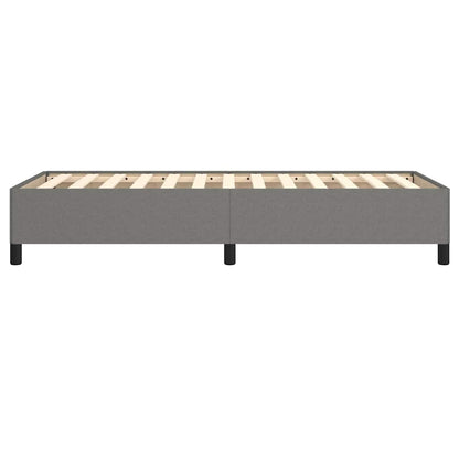 Giroletto senza Materasso Grigio Scuro 90x190 cm Tessuto