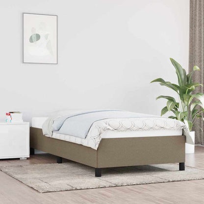 Giroletto senza Materasso Tortora 90x190 cm Tessuto