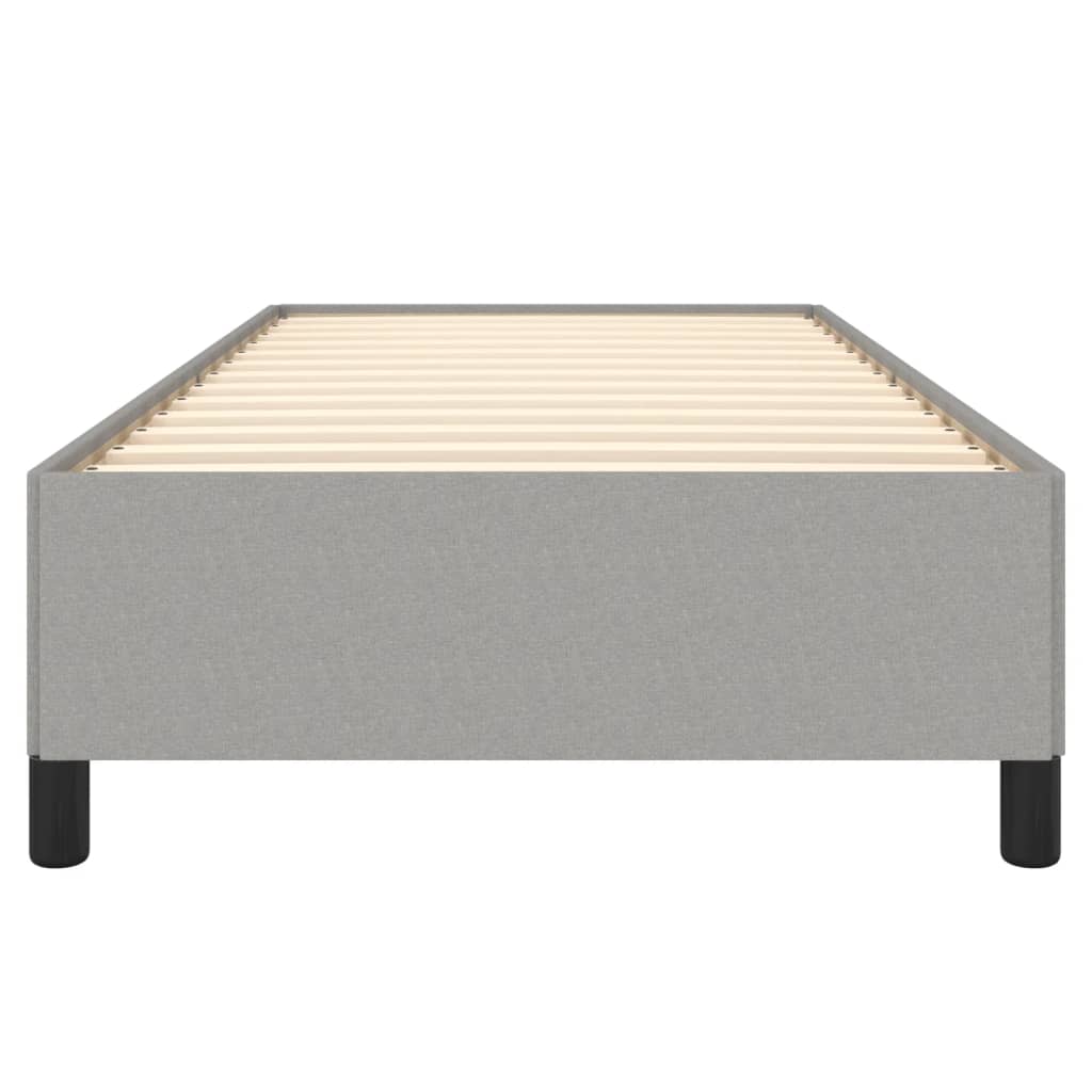 Giroletto senza Materasso Grigio Chiaro 90x200 cm Tessuto - homemem39