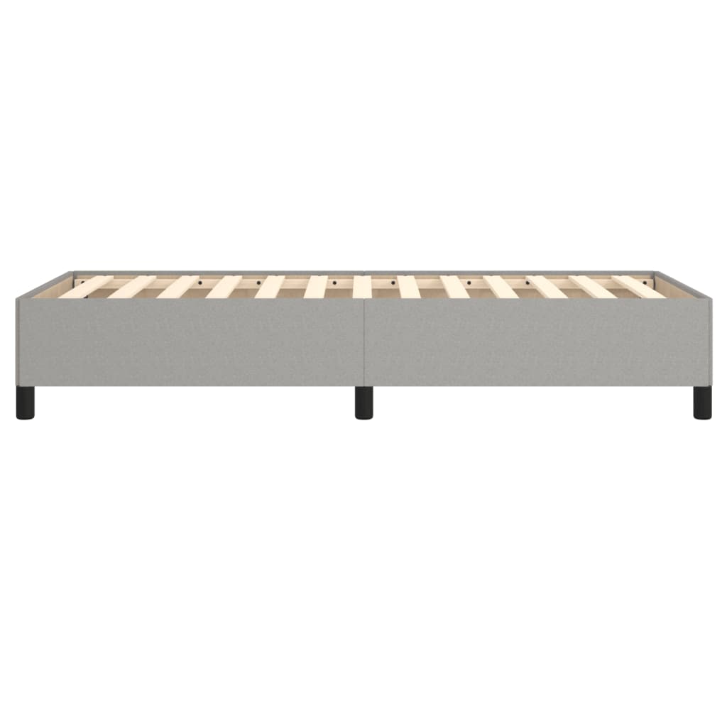 Giroletto senza Materasso Grigio Chiaro 90x200 cm Tessuto - homemem39