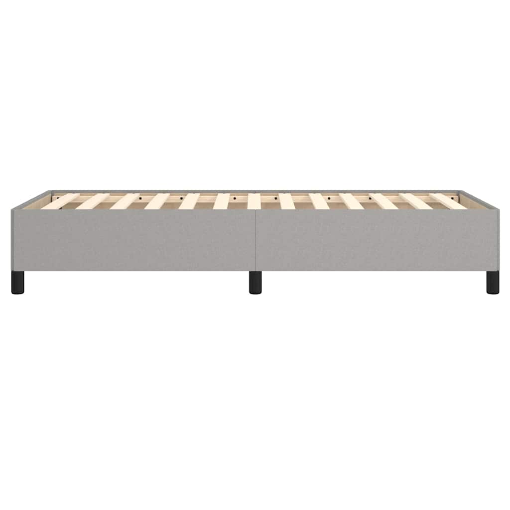 Giroletto senza Materasso Grigio Chiaro 90x200 cm Tessuto