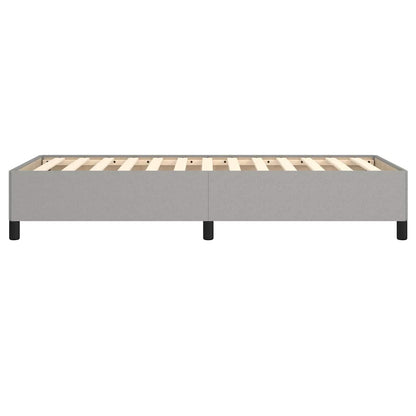 Giroletto senza Materasso Grigio Chiaro 90x200 cm Tessuto