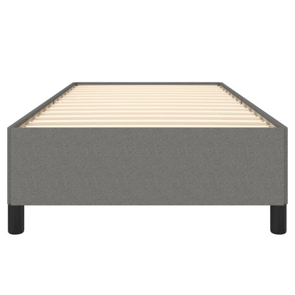 Giroletto senza Materasso Grigio Scuro 100x200 cm Tessuto - homemem39