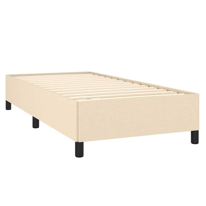 Giroletto senza Materasso Crema 100x200 cm in Tessuto