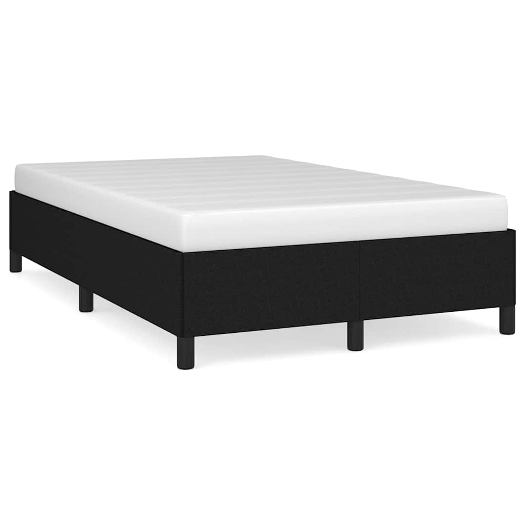 Giroletto senza Materasso Nero 120x200 cm Tessuto