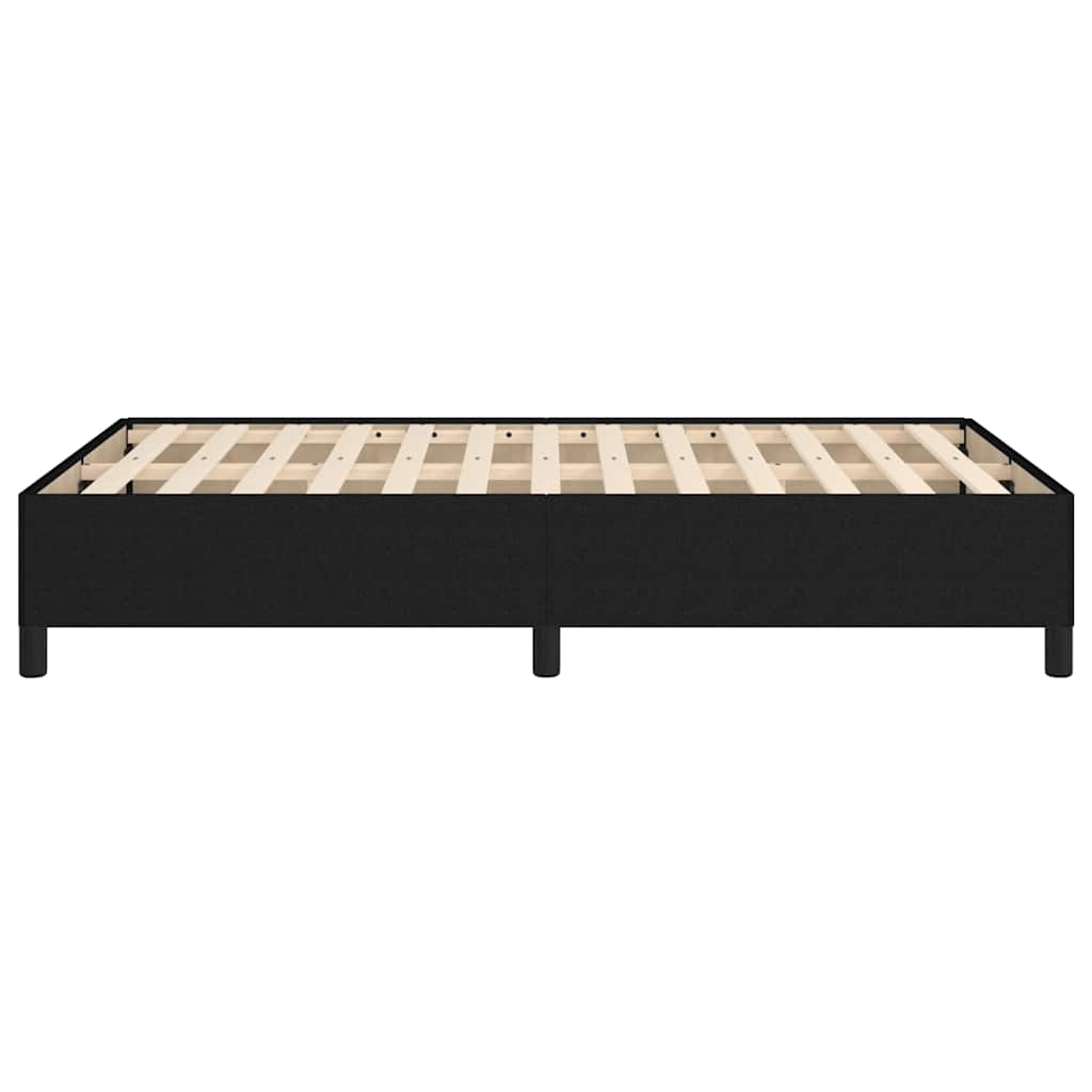 Giroletto senza Materasso Nero 120x200 cm Tessuto