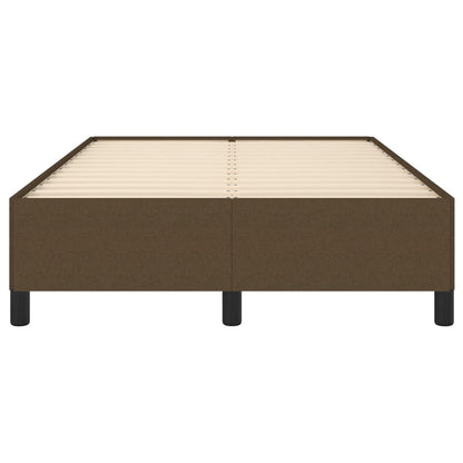 Giroletto senza Materasso Marrone Scuro 120x200 cm Tessuto