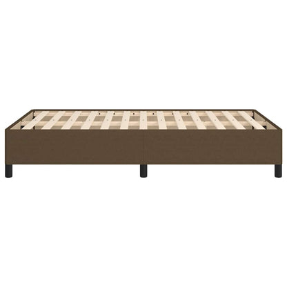 Giroletto senza Materasso Marrone Scuro 120x200 cm Tessuto