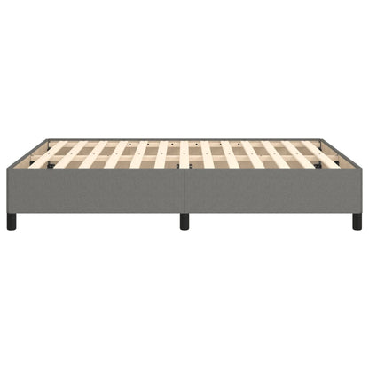 Giroletto senza Materasso Grigio Scuro 140x190 cm Tessuto - homemem39