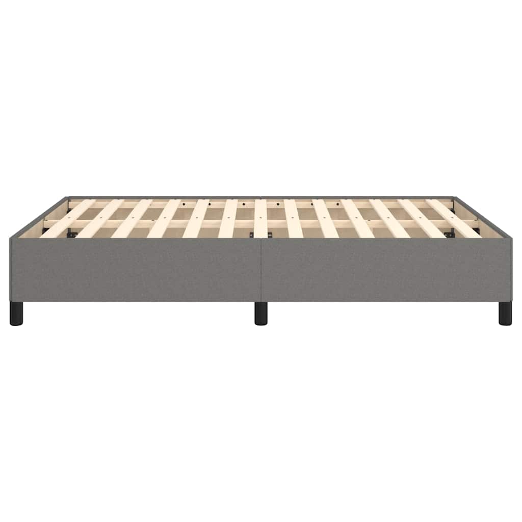 Giroletto senza Materasso Grigio Scuro 140x190 cm Tessuto