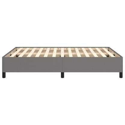 Giroletto senza Materasso Grigio Scuro 140x190 cm Tessuto