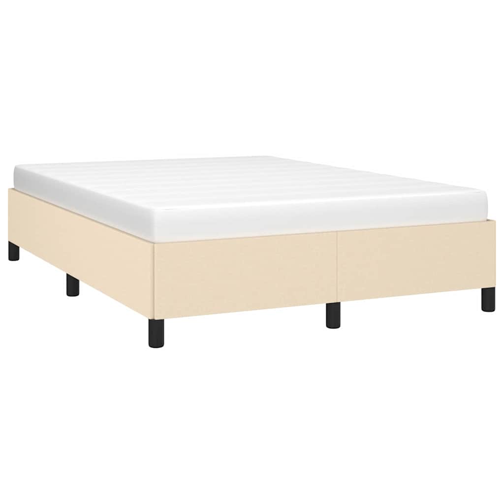 Giroletto senza Materasso Crema 140x190 cm in Tessuto