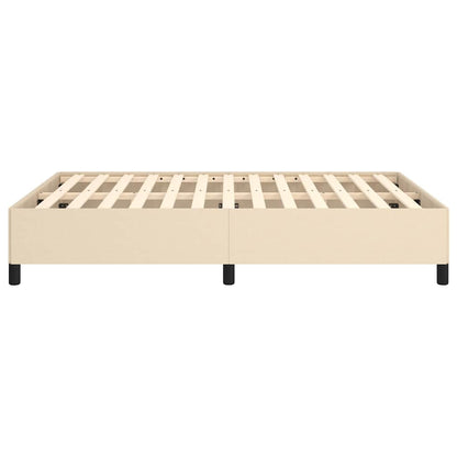 Giroletto senza Materasso Crema 140x190 cm in Tessuto
