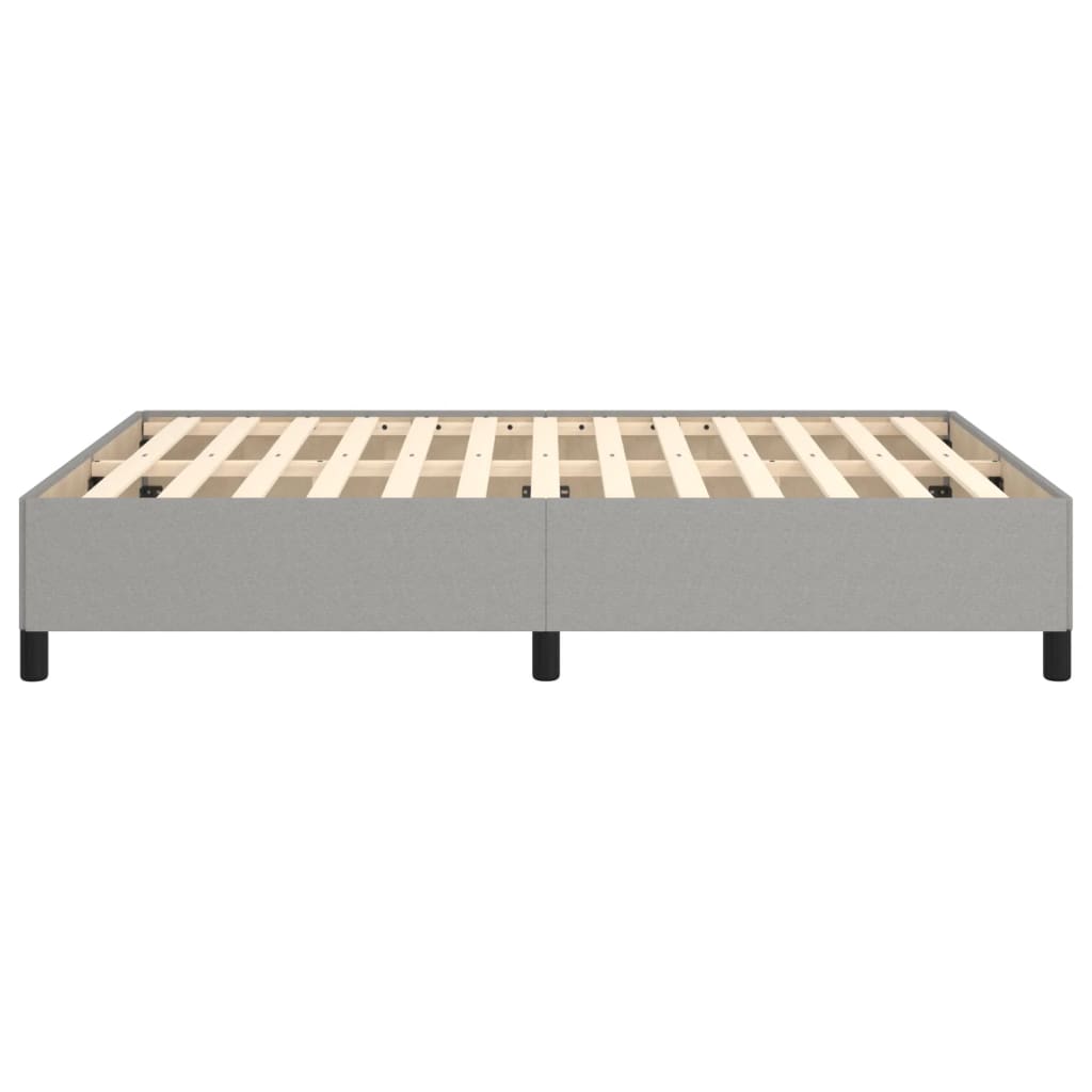 Giroletto senza Materasso Grigio Chiaro 140x200 cm Tessuto - homemem39