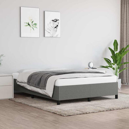 Giroletto senza Materasso Grigio Scuro 140x200 cm Tessuto
