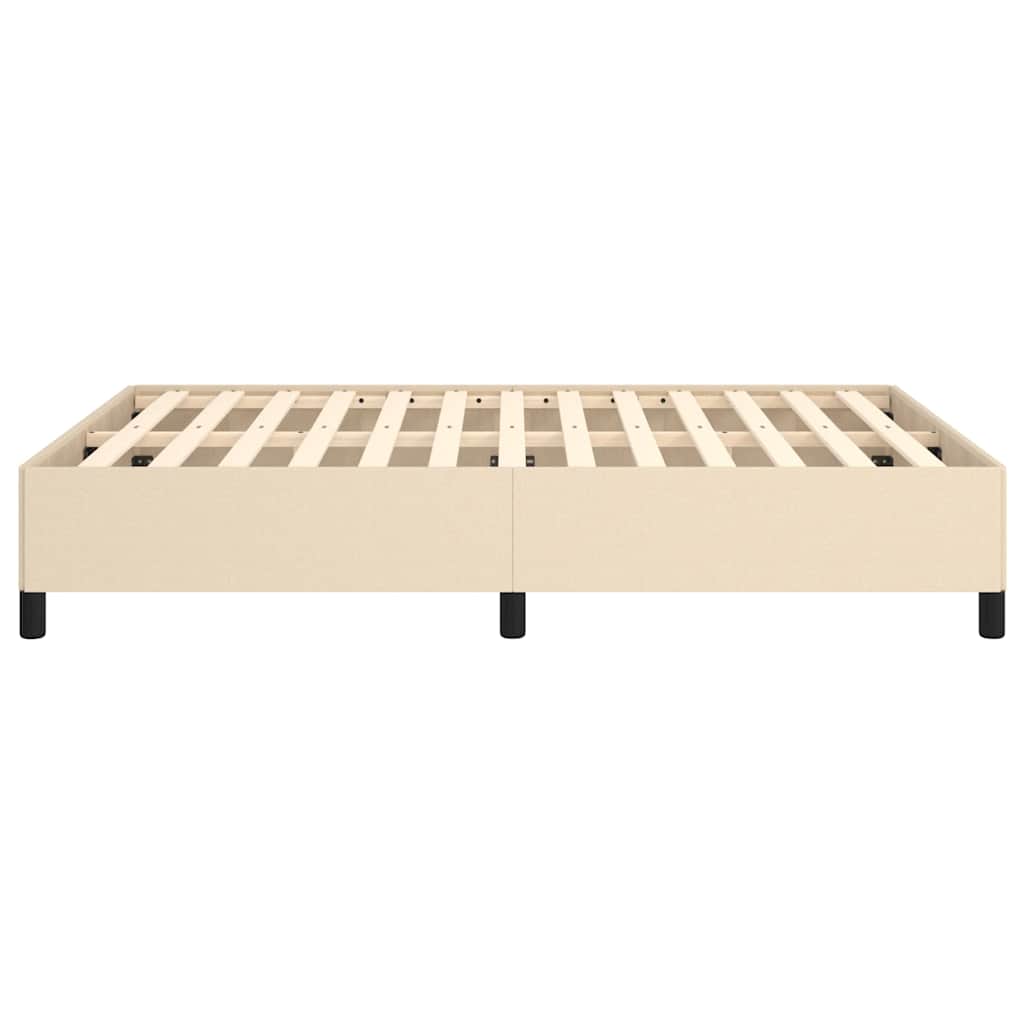 Giroletto senza Materasso Crema 140x200 cm in Tessuto