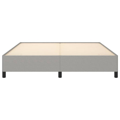 Giroletto senza Materasso Grigio Chiaro 160x200 cm Tessuto - homemem39