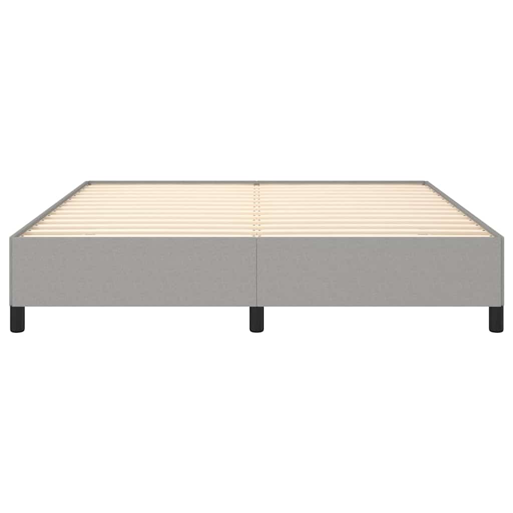 Giroletto senza Materasso Grigio Chiaro 160x200 cm Tessuto